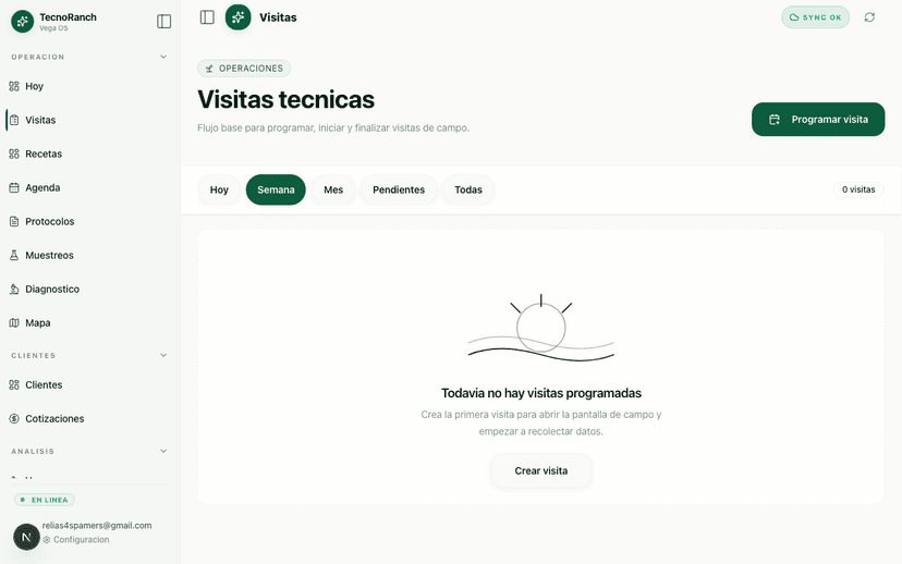 Cierre de visita con checklist y reporte